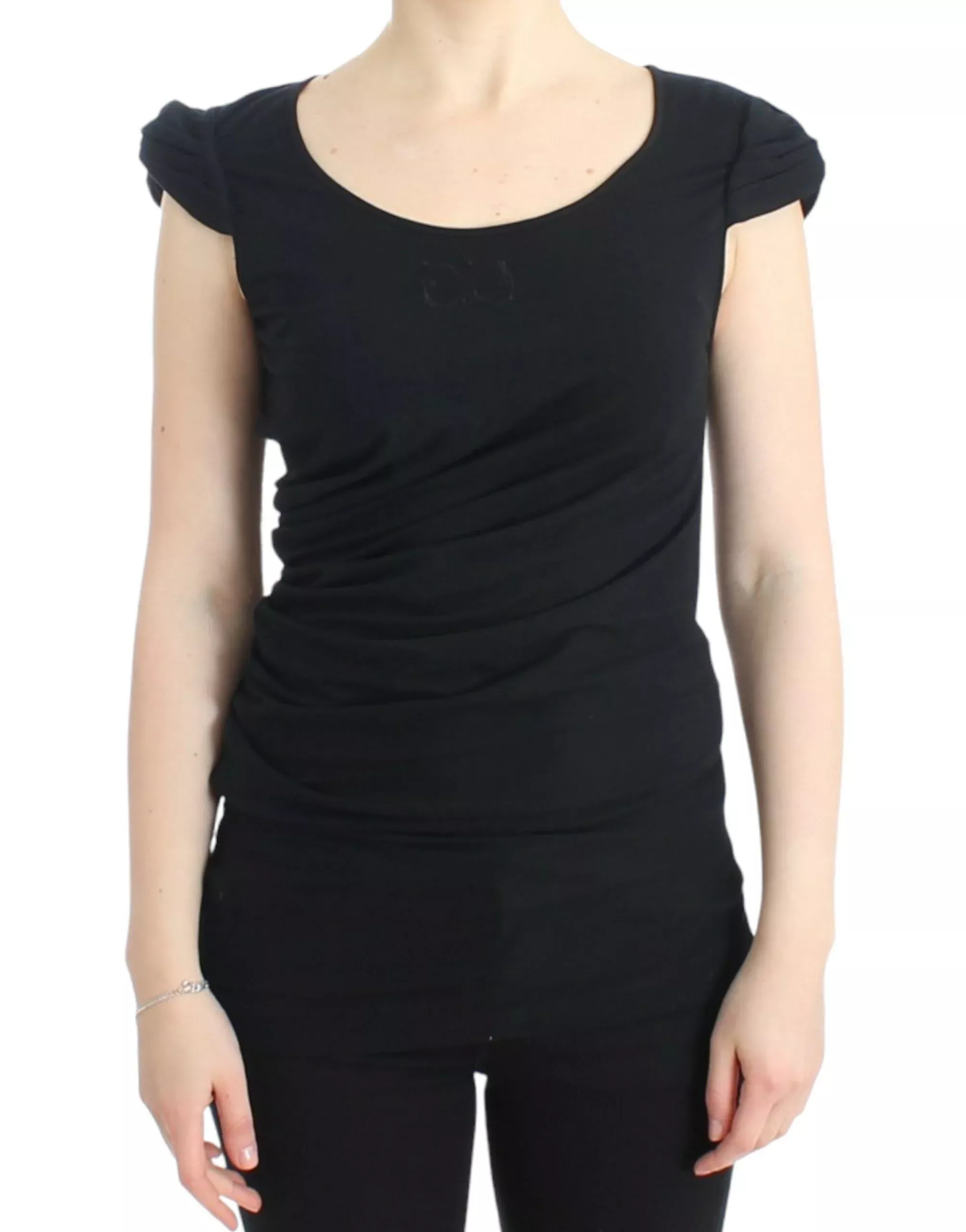 Cavalli Black Cotton Women's Top