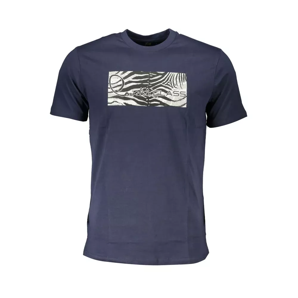 Cavalli Class Blue Cotton Men's T-Shirt