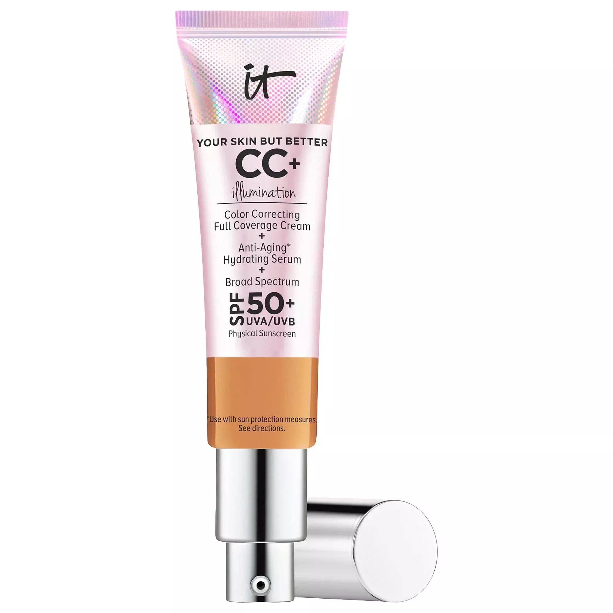 CC+ Cream Illumination - Full-Coverage, Color-Correcting Foundation with SPF 50+ Anti-Aging Benefits
