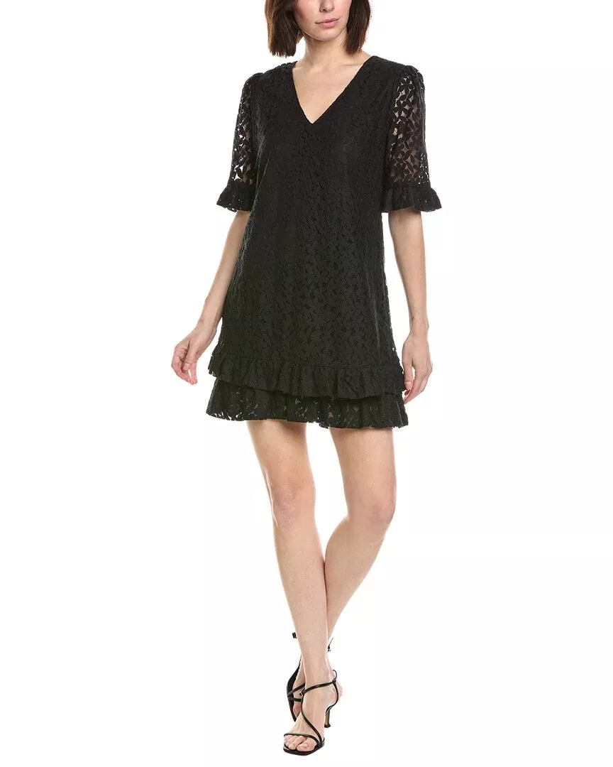 Cece Lace V-Neck Shift Dress