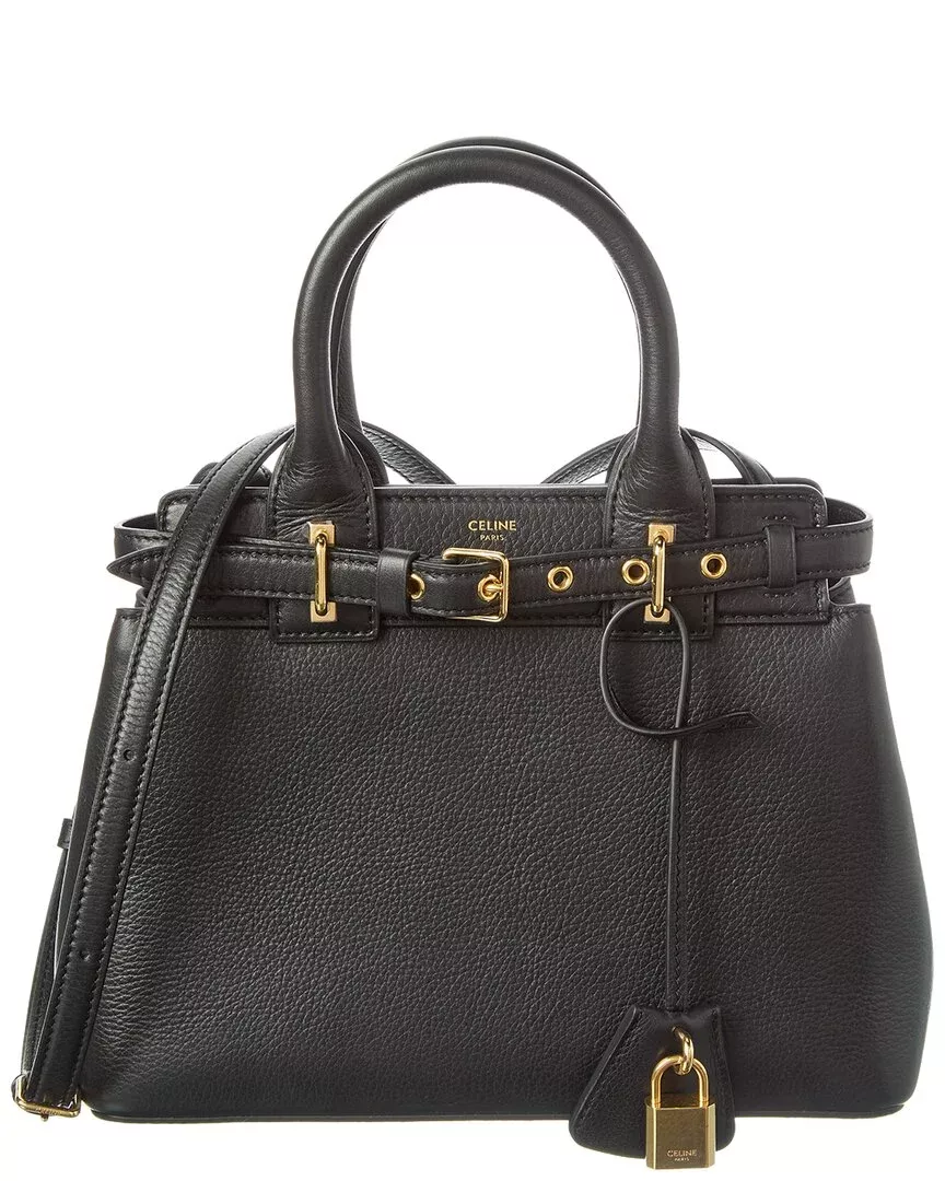 Celine Leather Top Handle Bag