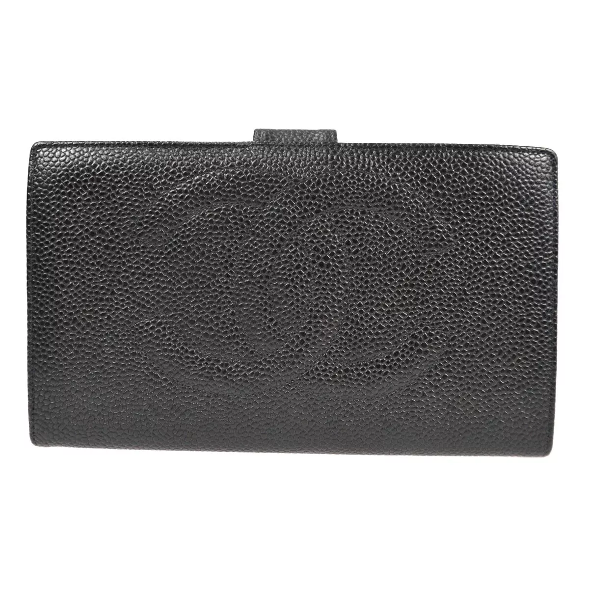 Chanel Timeless Cc French Wallet Caviar Black Leather Wallets Accessory (Authentic Pre-Loved)