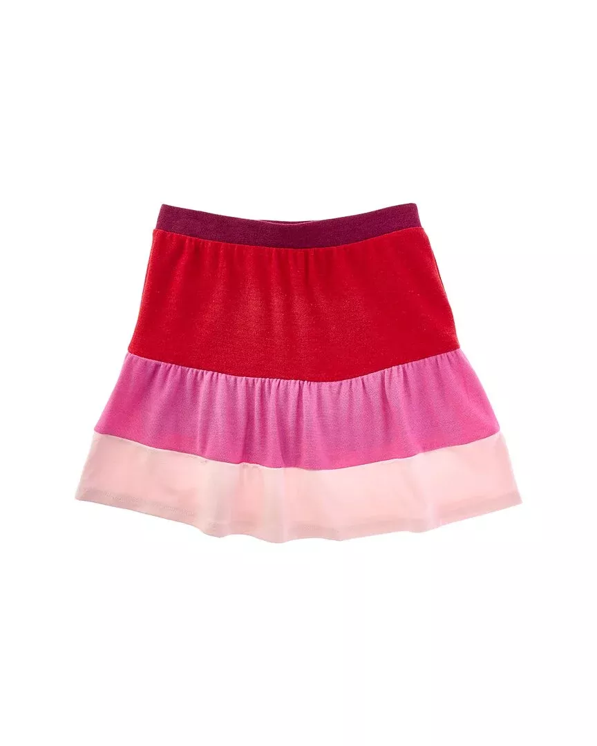 Chaser Rpet Cozy Knit Peplum Skort