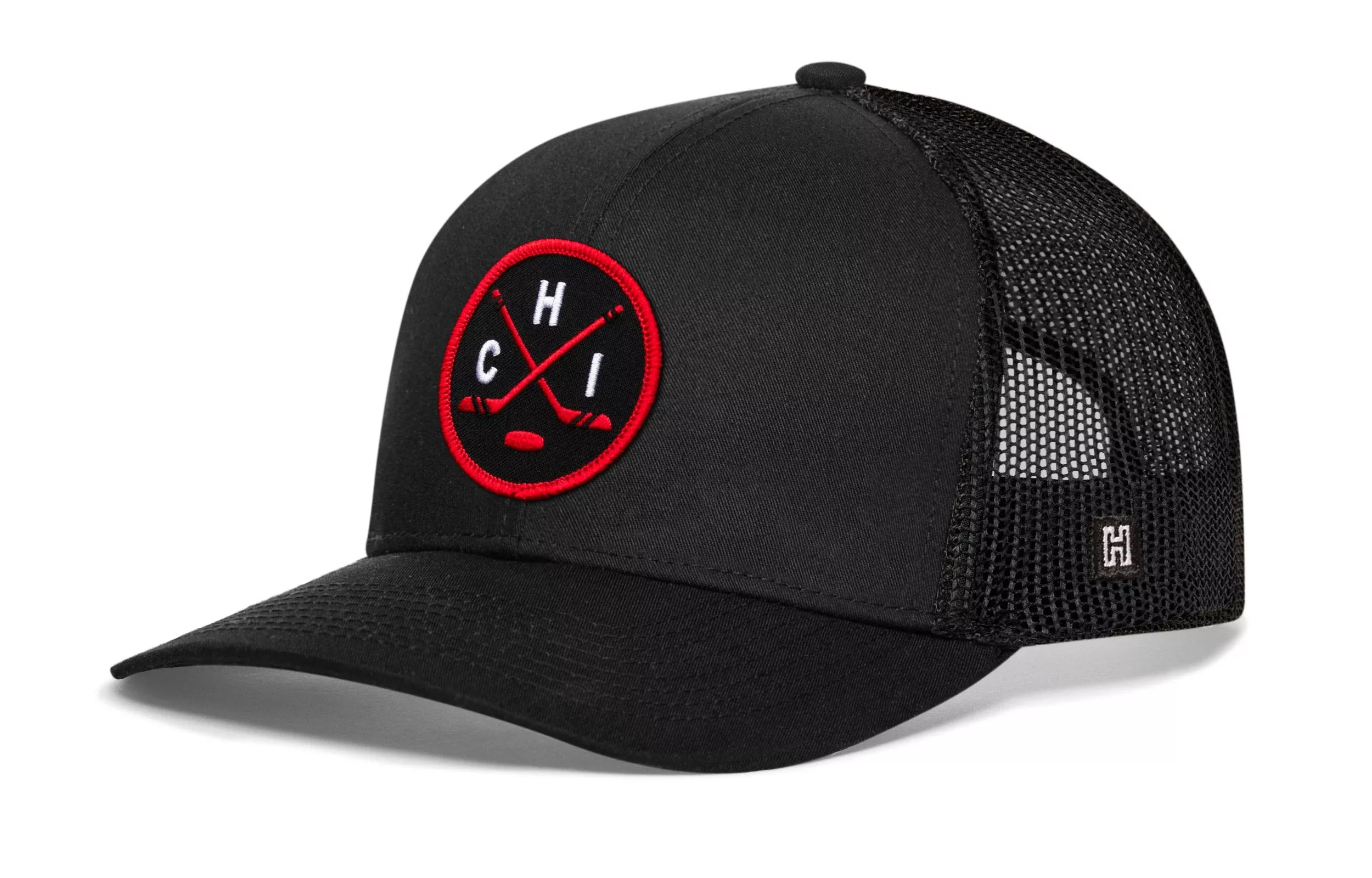 Chicago Hockey Trucker Hat|CHI X Snapback