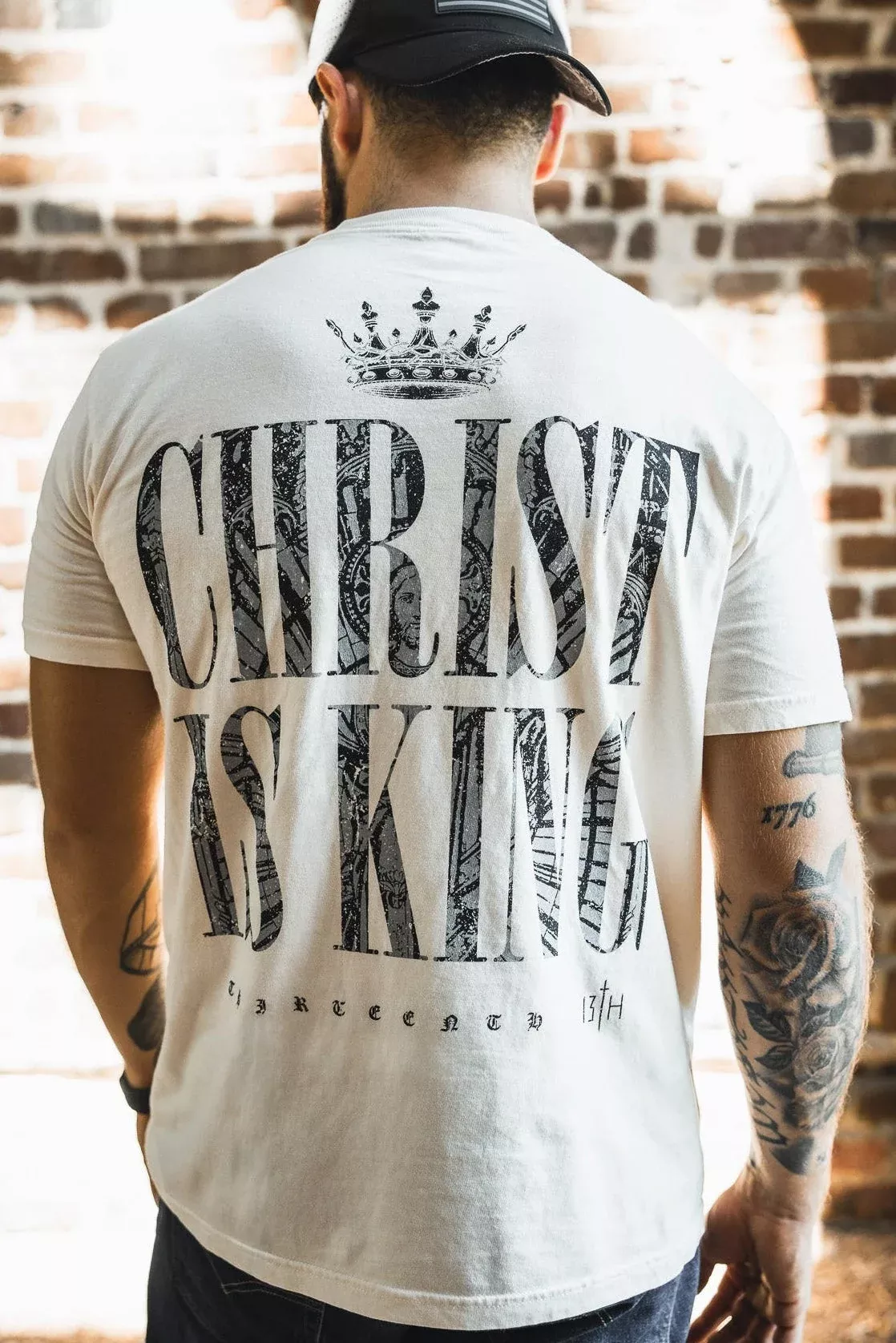 Christ is King Premium Tee - Ivory