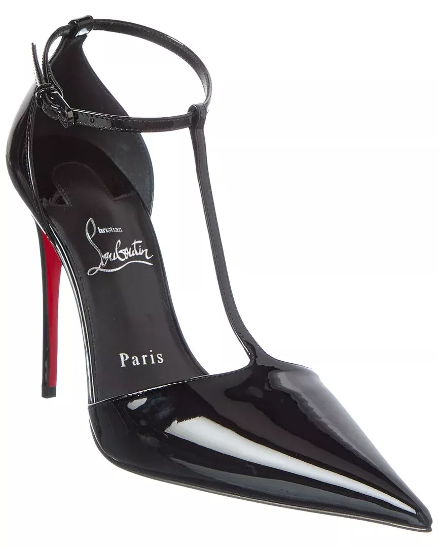 Christian Louboutin Kate Max T-Strap 100 Patent Pump