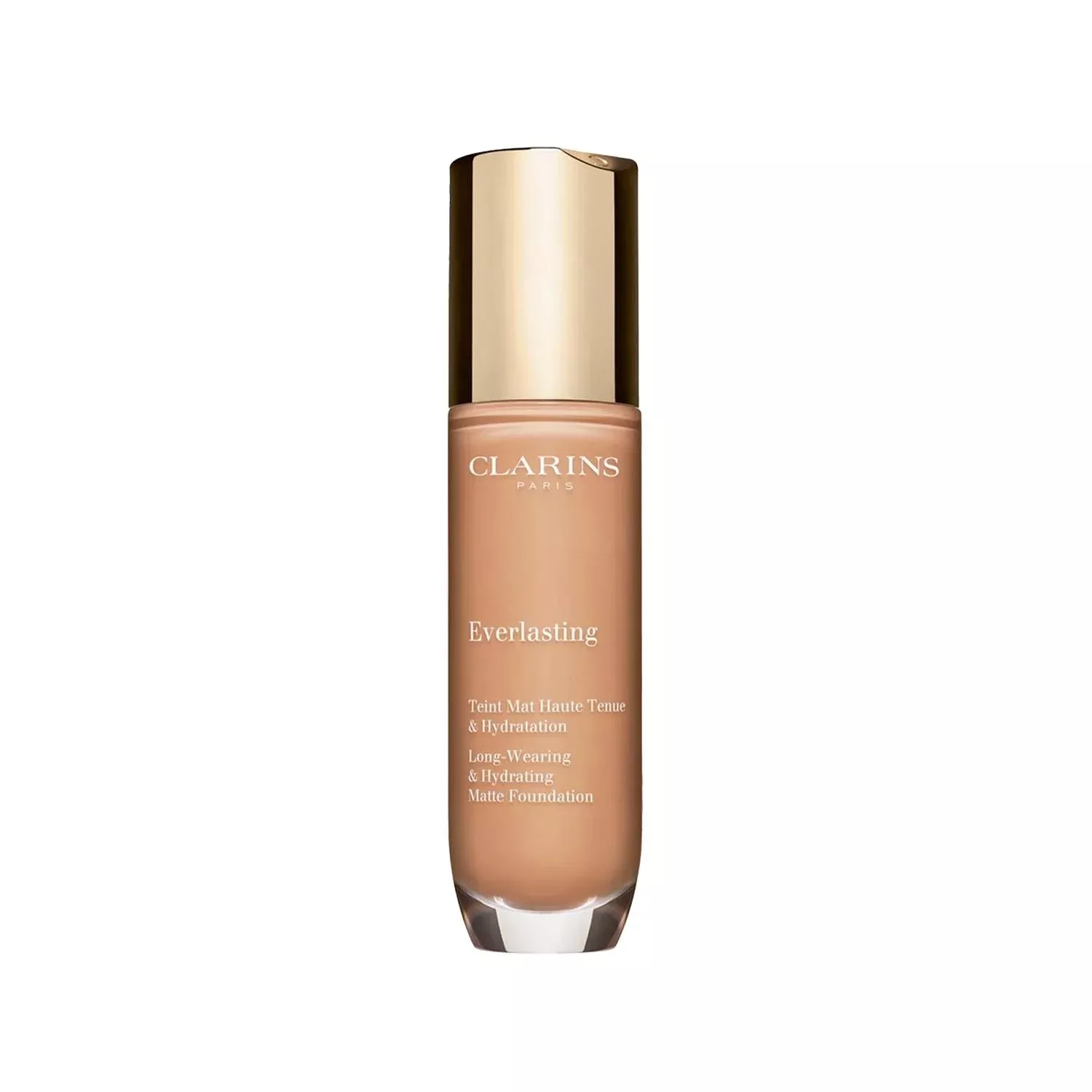 Clarins Everlasting 109C: Moisturizing Matte Liquid Foundation - Long Lasting Makeup, Flawless Finish, Shade 109C, 1.01 fl oz