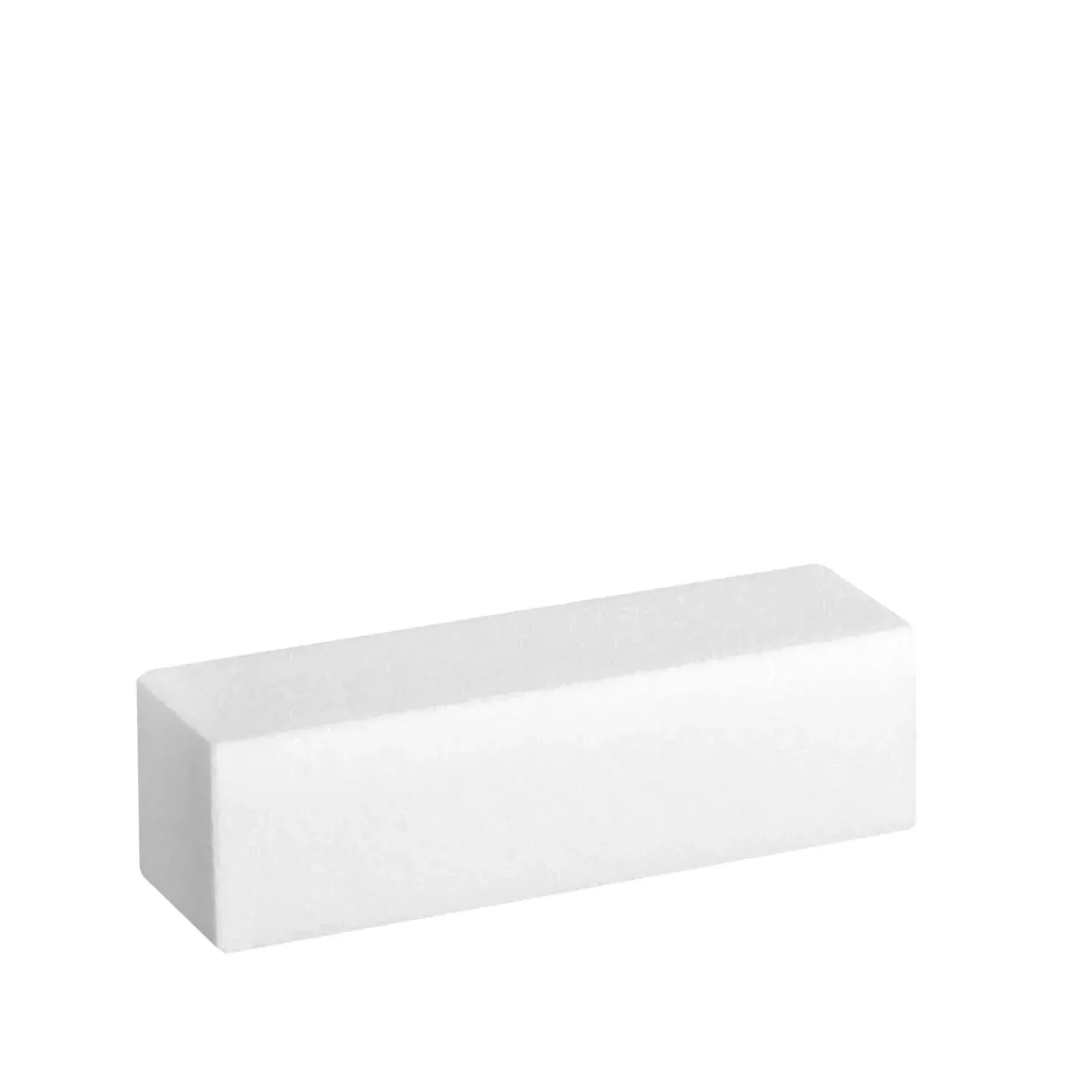 Claris Nail File Block Shape White C-47014 - Efficient Nail Shaping & Smoothing Tool for Manicure