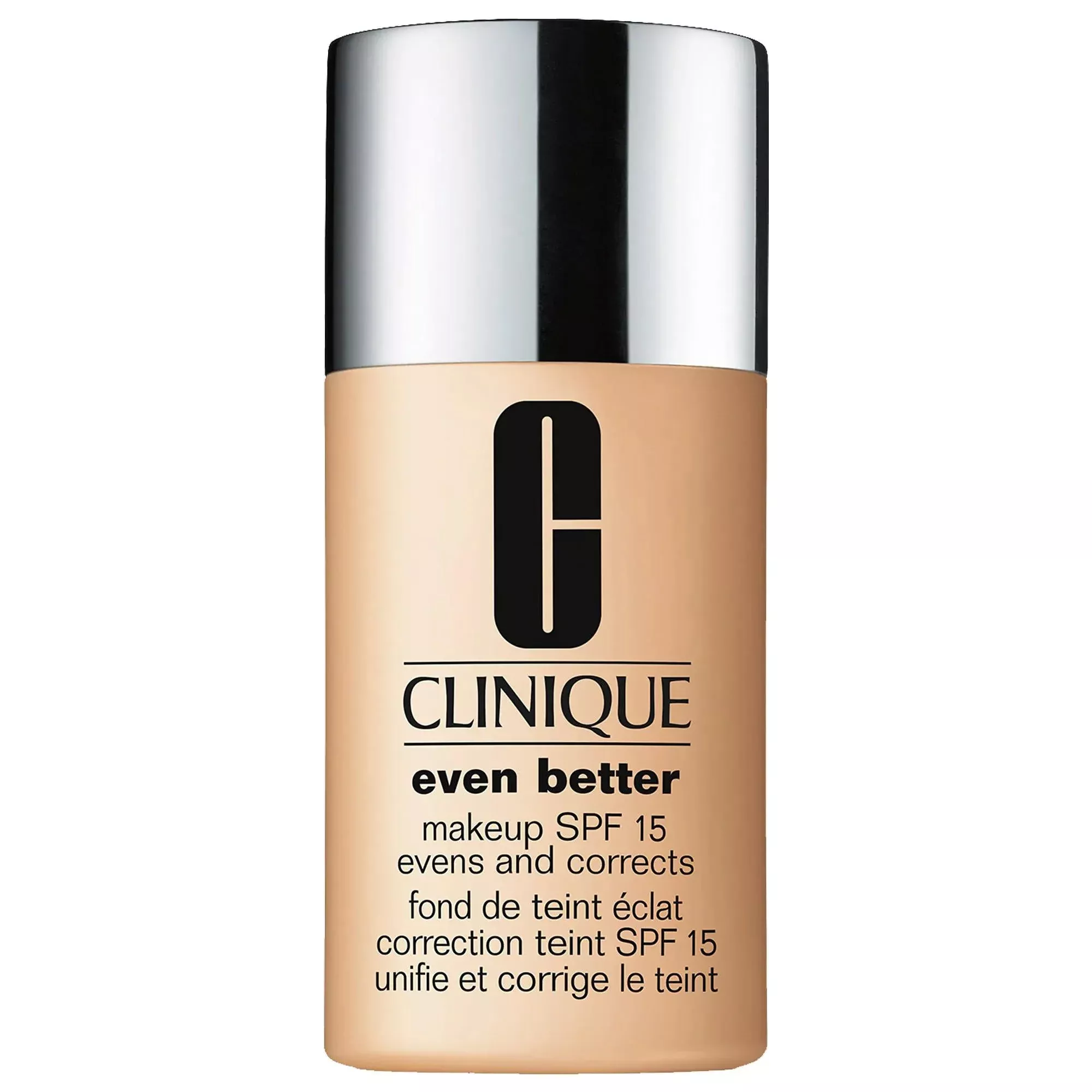 Clinique Even Better Makeup Broad Spectrum SPF 15 Foundation - Dermatologist-Developed, Creamy Formula, Medium Coverage, Natural Finish, Paraben-free