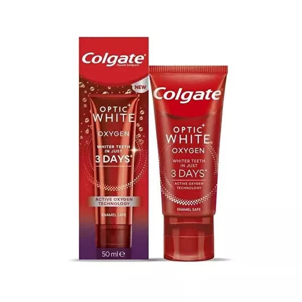 Colgate Optic White Oxygen Active Oxygen Technology Whitening Toothpaste