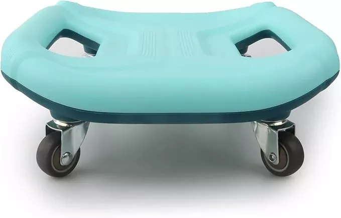 Core Coaster Abdominal Abs Training Machine Equipment,Ab Wheel Roller Exercise for Home Gym,Waist Strength Trainer with a Kneel Mat