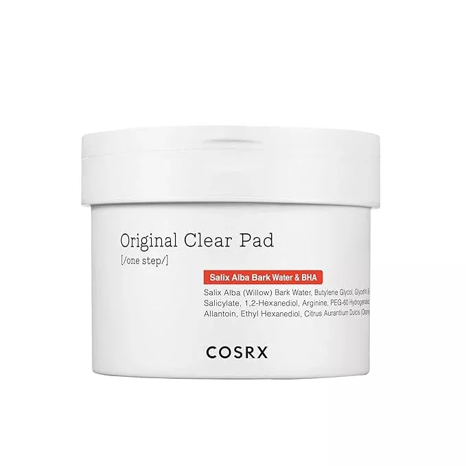 COSRX BHA Toner Pads, 70 Sheets, Exfoliating Pads for Dead Skin & Blackheads, Minimize Pores, Prevent Breakouts, Improve Skin Texture, Korean Skin Care