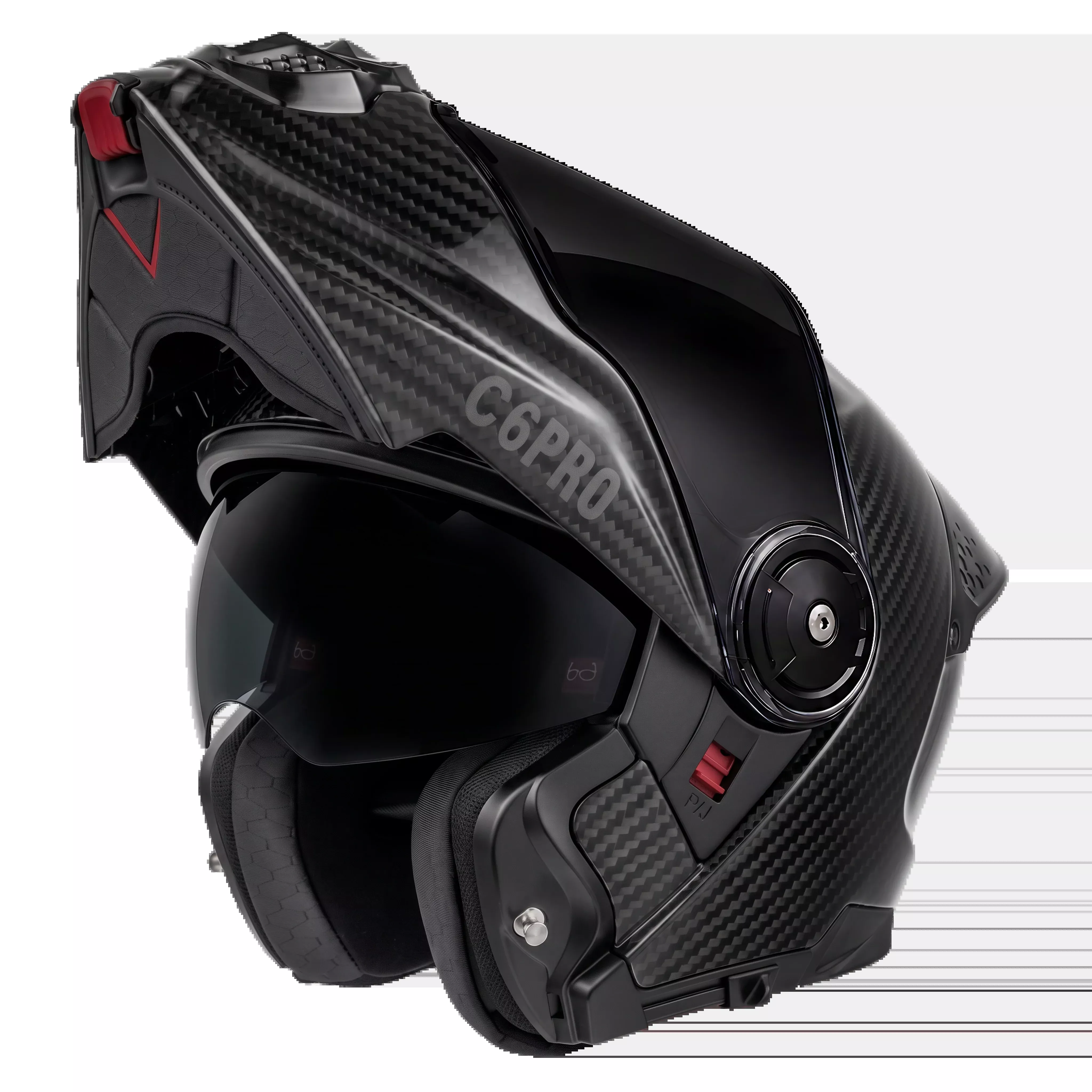 D.O.T. & ECE Daytona C6 PRO- Grey Carbon Fiber
