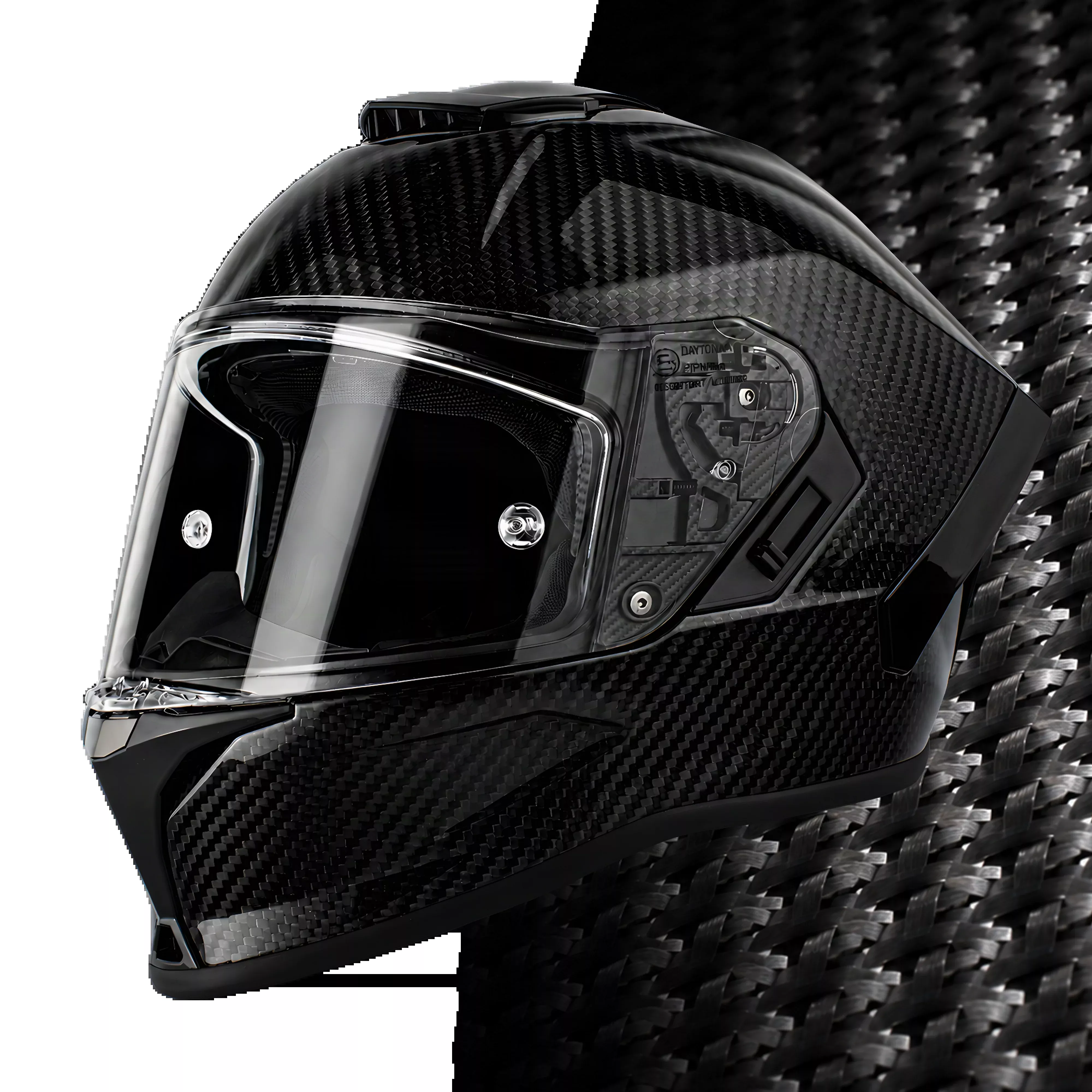 D.O.T. & ECE Daytona Viper- Grey Carbon Fiber