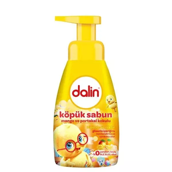 Dalin Mango Baby Soap - Hypoallergenic, Dermatologically Tested, 6.76 fl oz