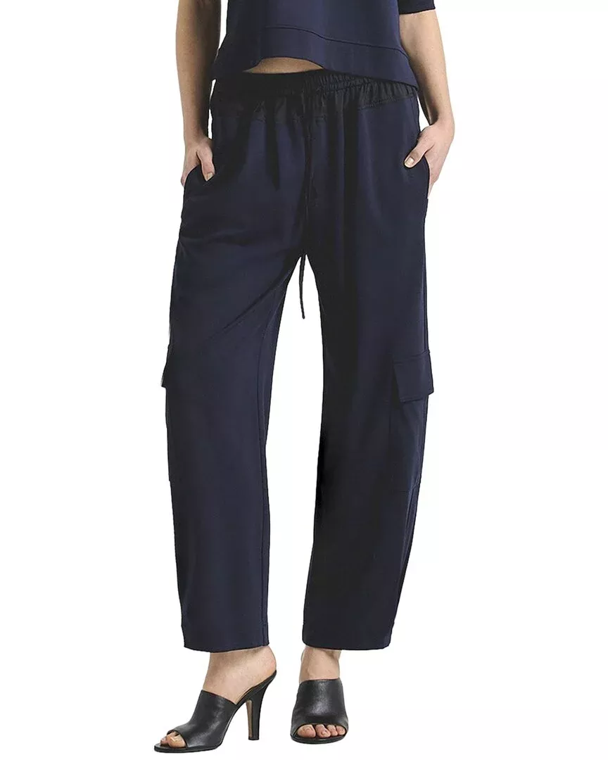 Derek Lam 10 Crosby Kamaria Double Jersey Pull-On Cargo Pant