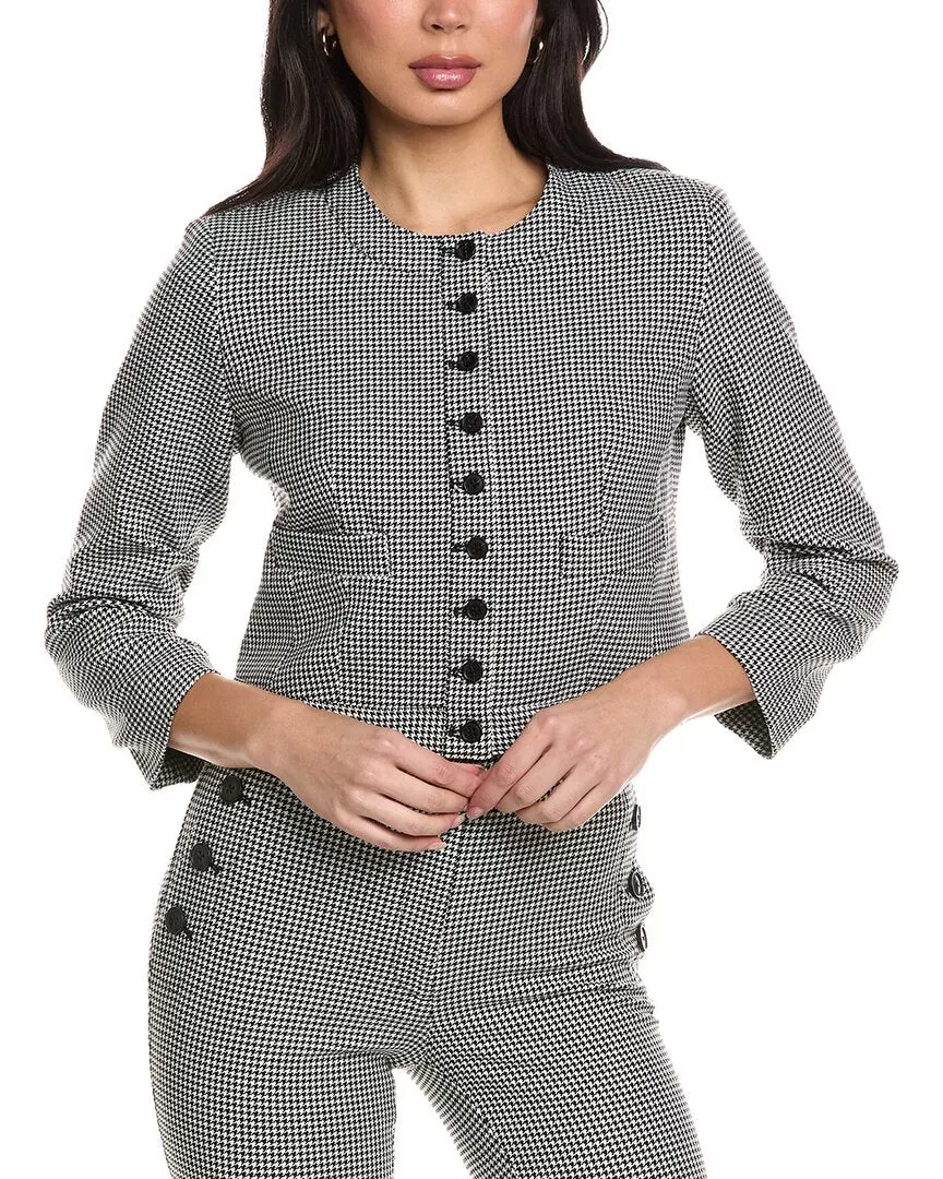 Derek Lam 10 Crosby Piera Ruched Sleeve Jacket