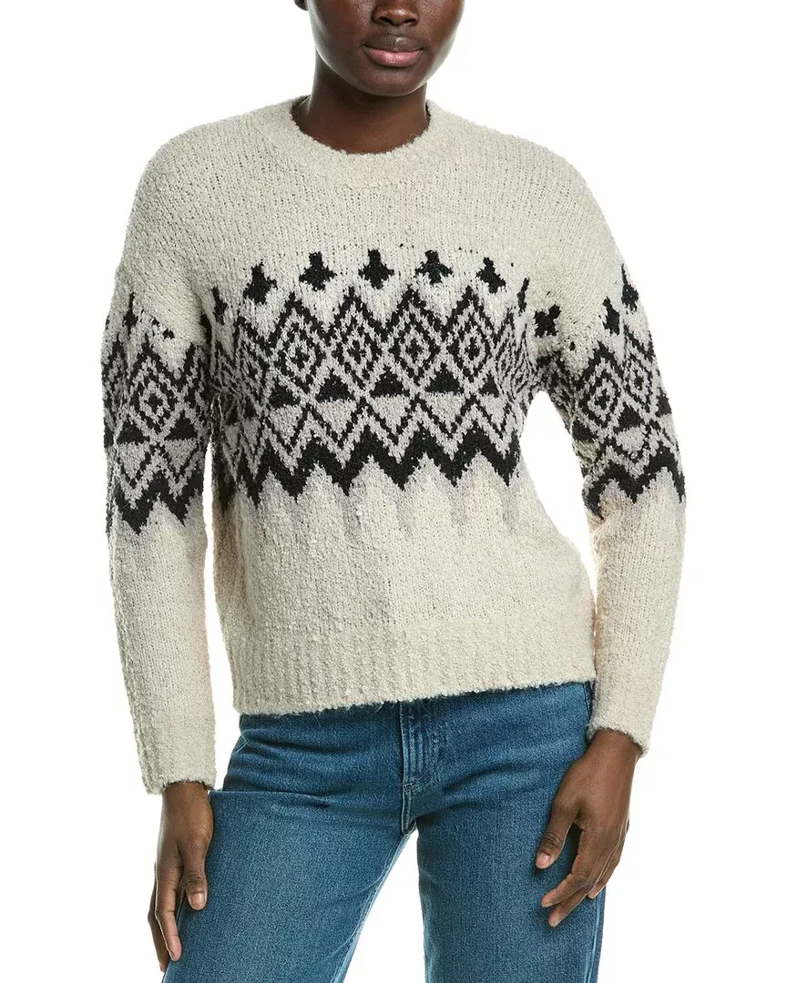 Design History Fair Isle Wool & Alpaca-Blend Sweater