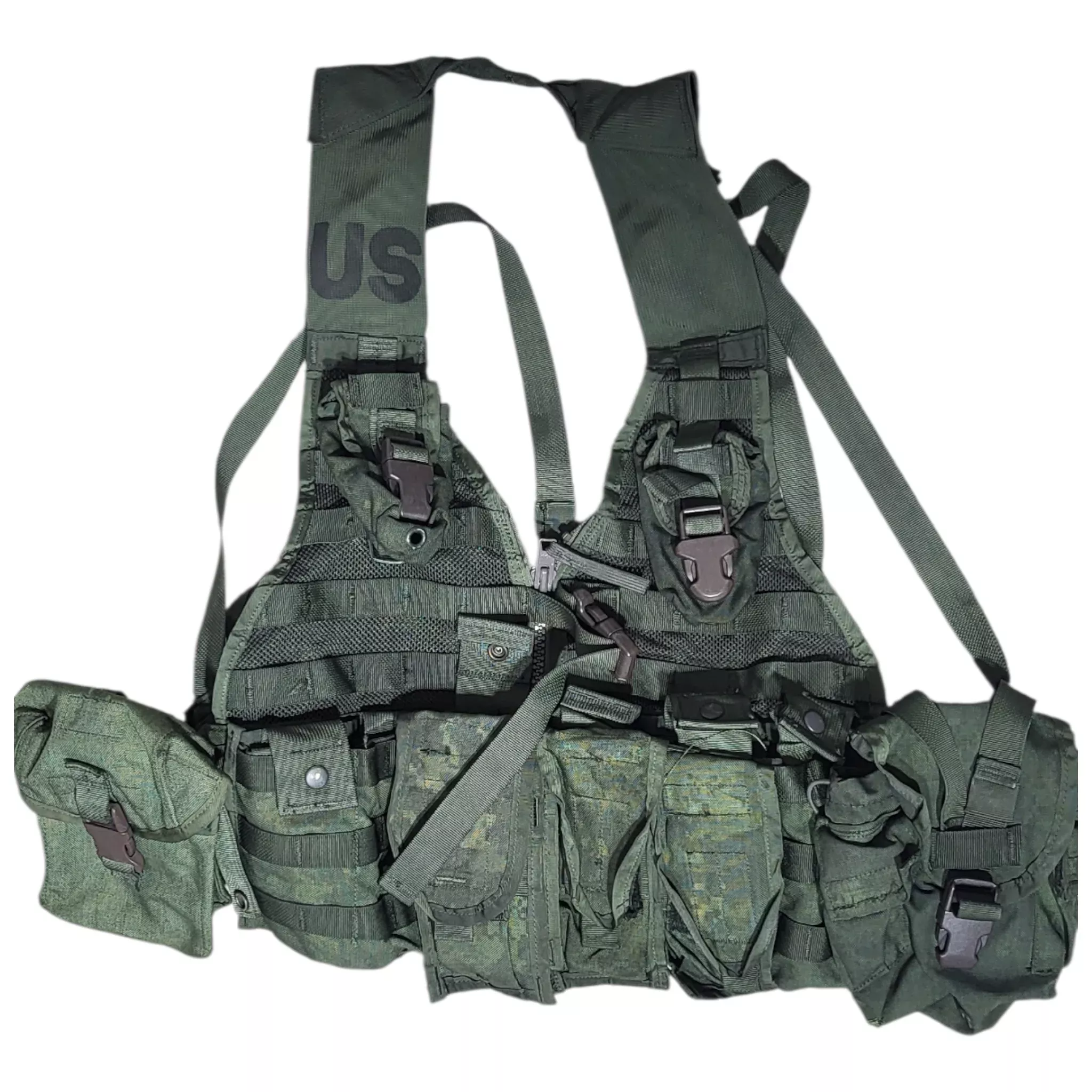 DIGA Flora Green dyed ACU Riflemen set 9 pouches