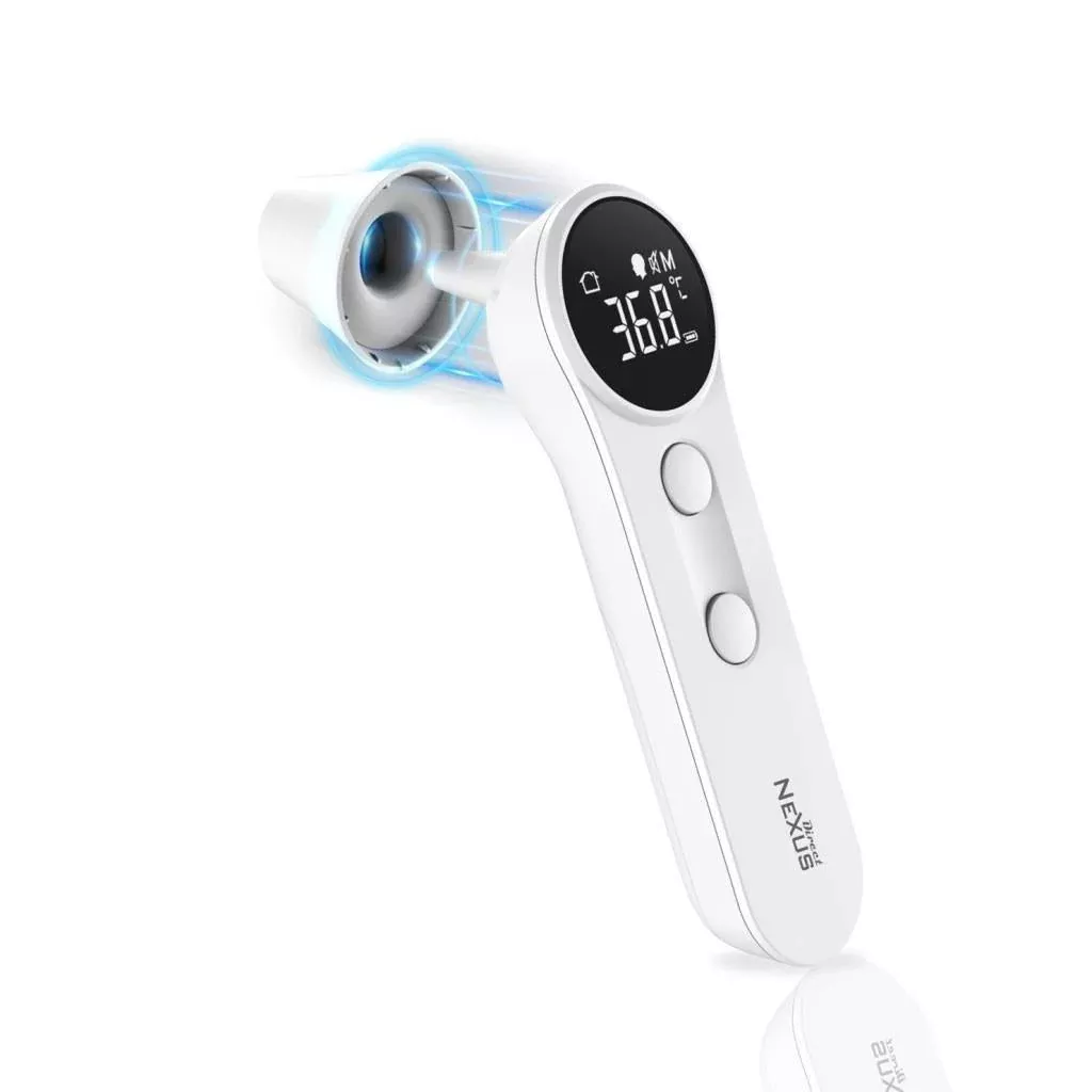 Direct Nexus Digital Thermometer - Multi-Mode Infrared Ear Forehead Thermometer for Babies Kids Adults