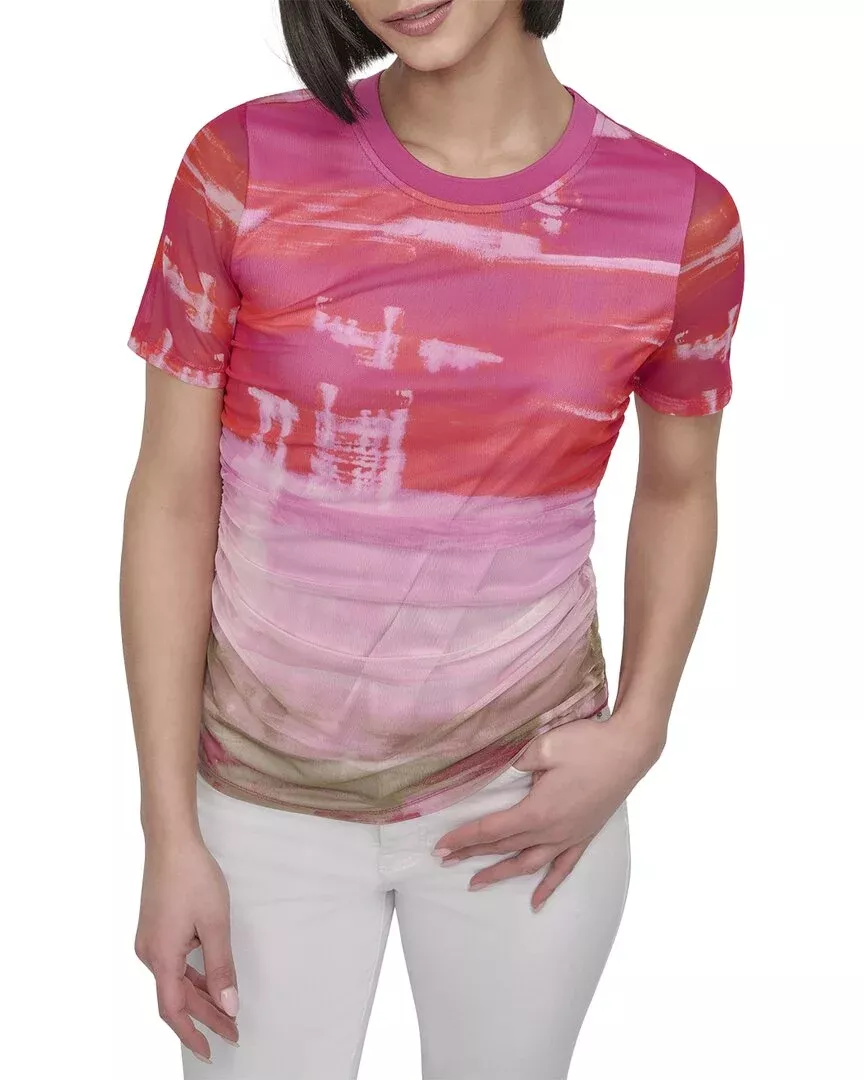 Dkny Crewneck Knit Top