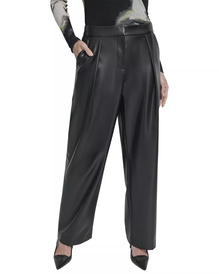 Dkny Faux Leather Pant