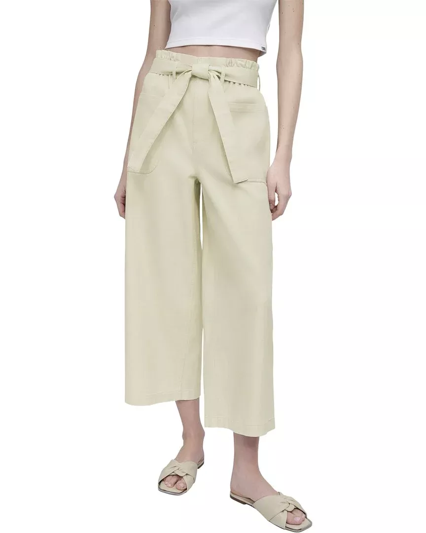 Dkny High Waist Paper Bag Pant