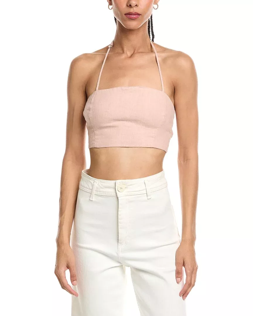 Dl1961 Tie Back Linen Top