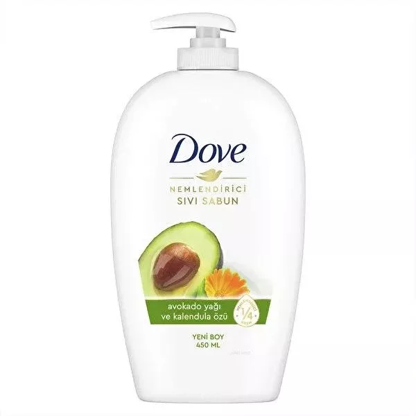 Dove Liquid Hand Soap Avocado Oil & Calendula - Moisturizing & Dermatologically Recommended - 15.22 fl oz
