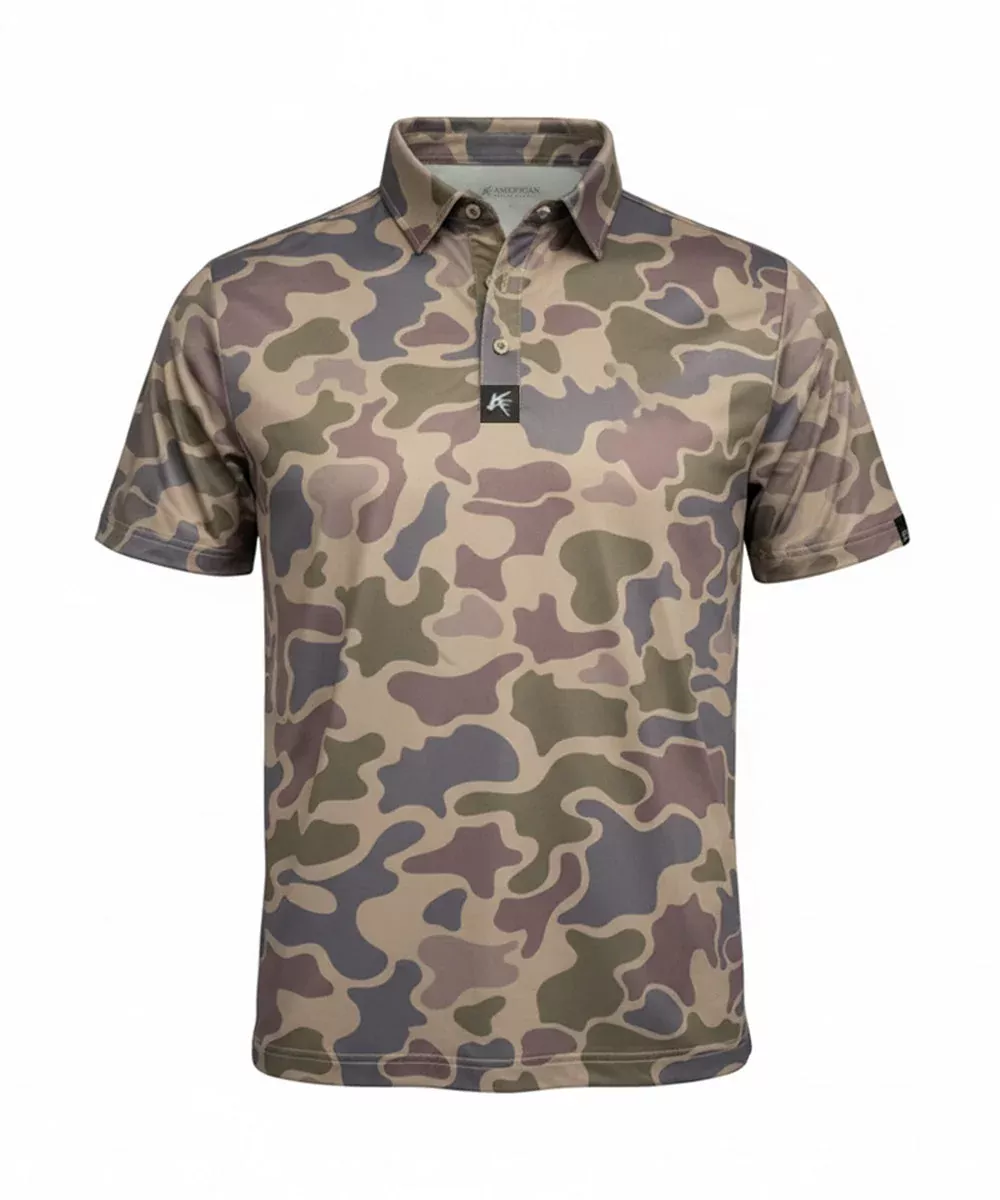 Duck Camo Golf Polo