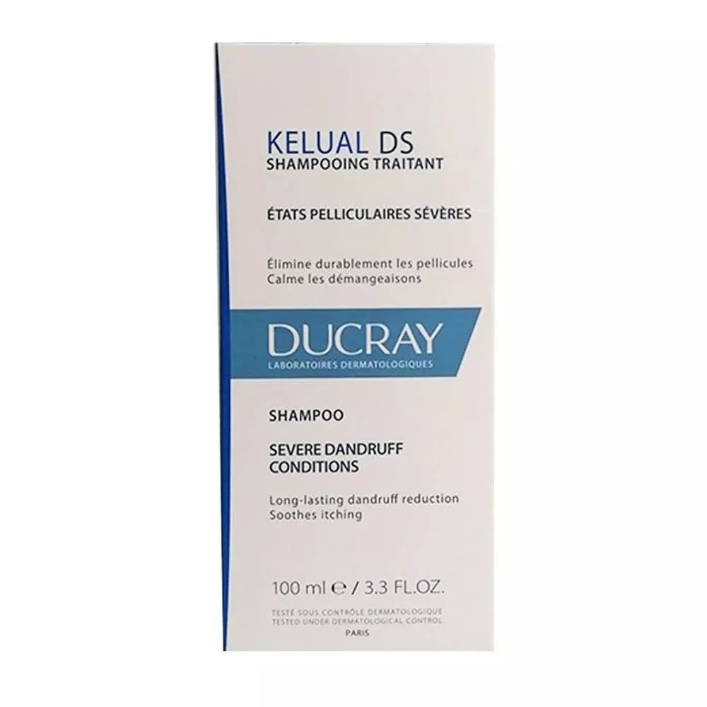 Ducray Kelual DS Anti-Dandruff Shampoo for Persistent & Severe Dandruff - 3.38 fl oz