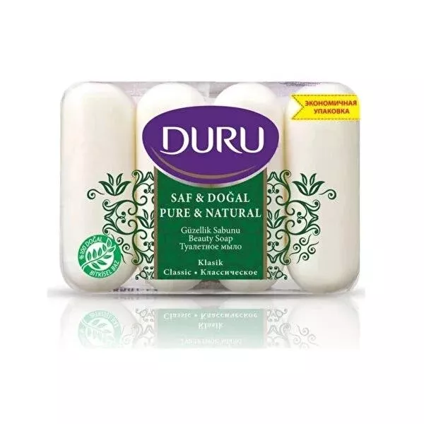 Duru Natural Bar Soap - Gentle, Fragrant & Effective Cleansing for Personal Hygiene