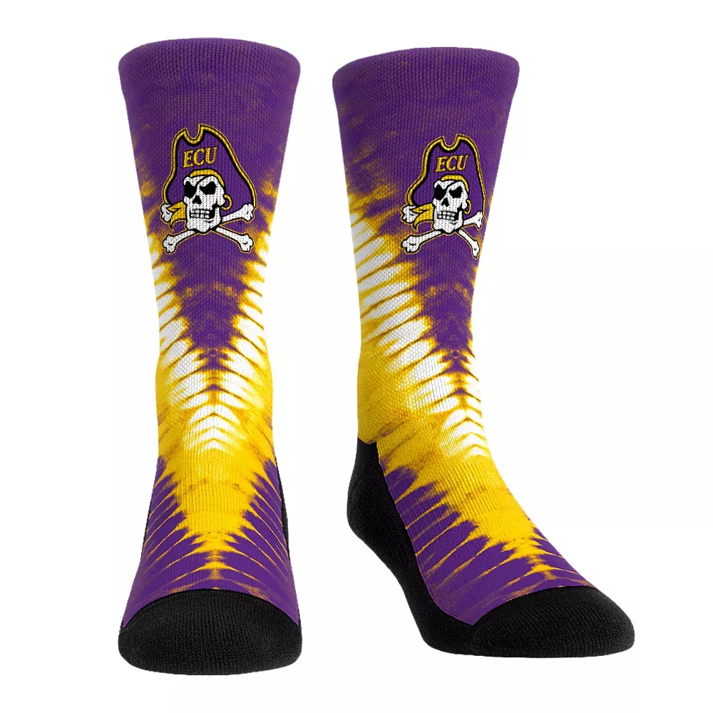 ECU Pirates - V Shape Tie Dye
