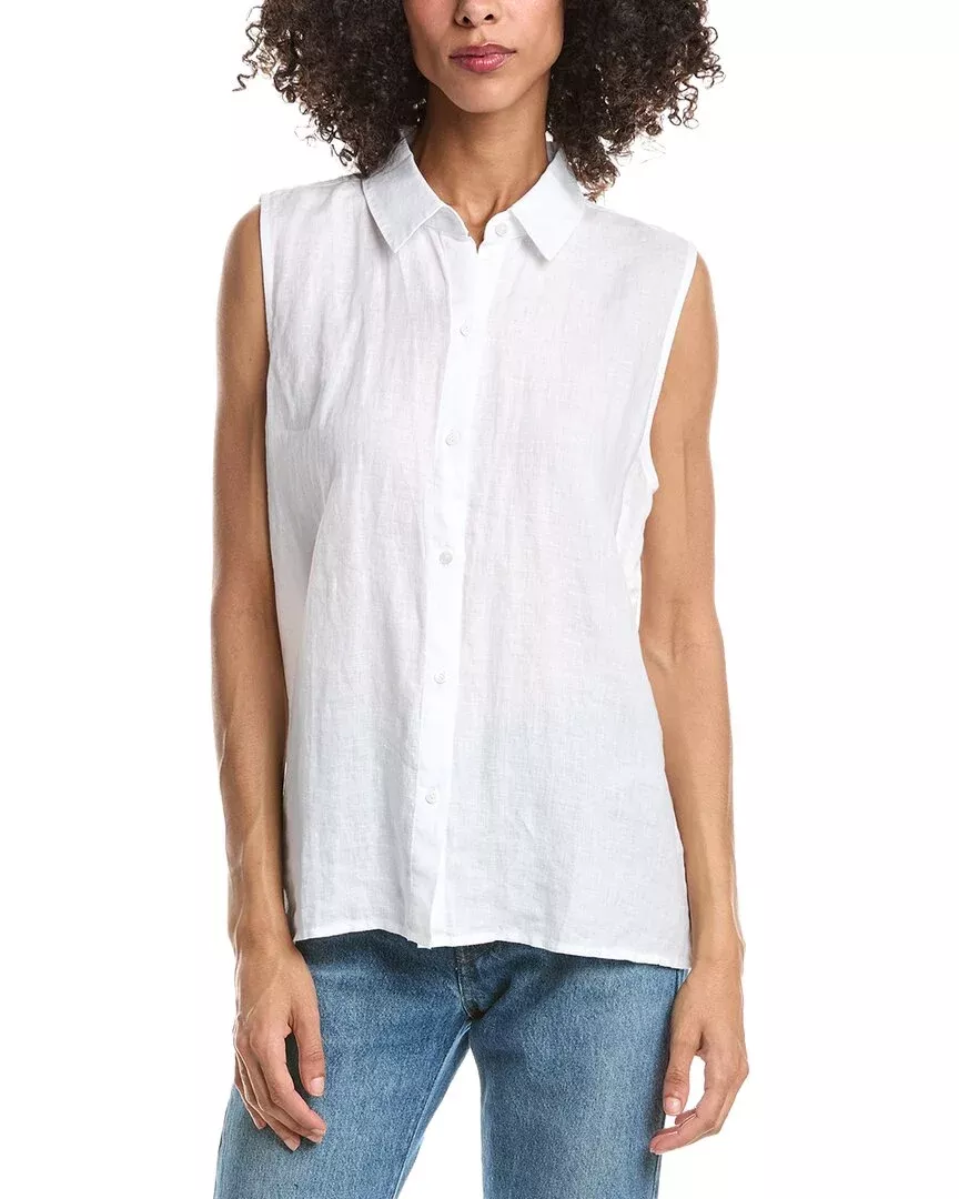 Eileen Fisher Classic Linen Shirt