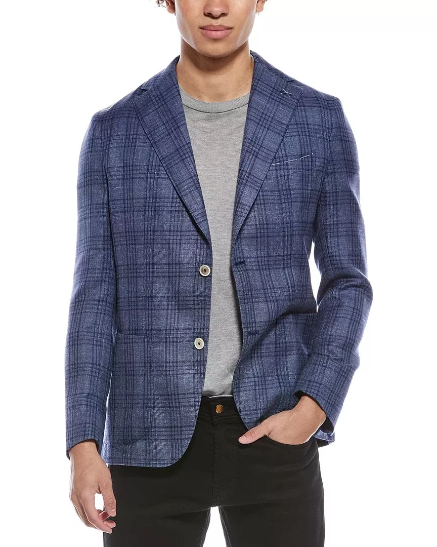 Eleventy Cashmere, Linen, & Silk-Blend Jacket