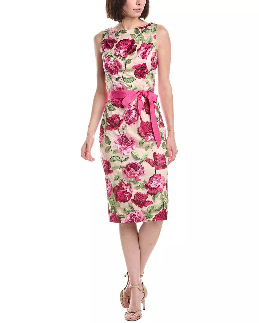 Eliza J Boat Neck Sheath Dress