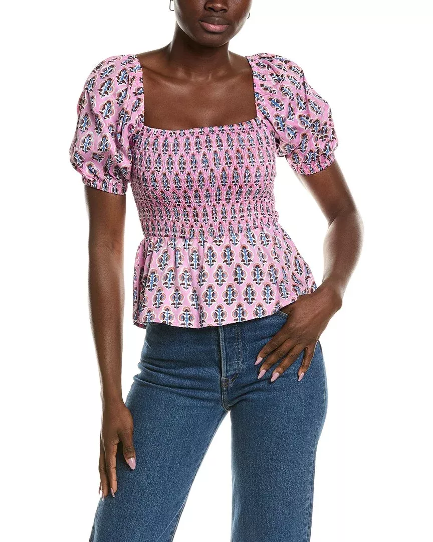 Emerson Fry Shirred Blouse