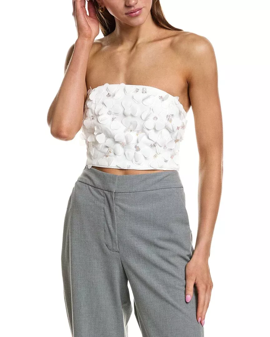 Endless Rose 3D Floral Bandeau Top