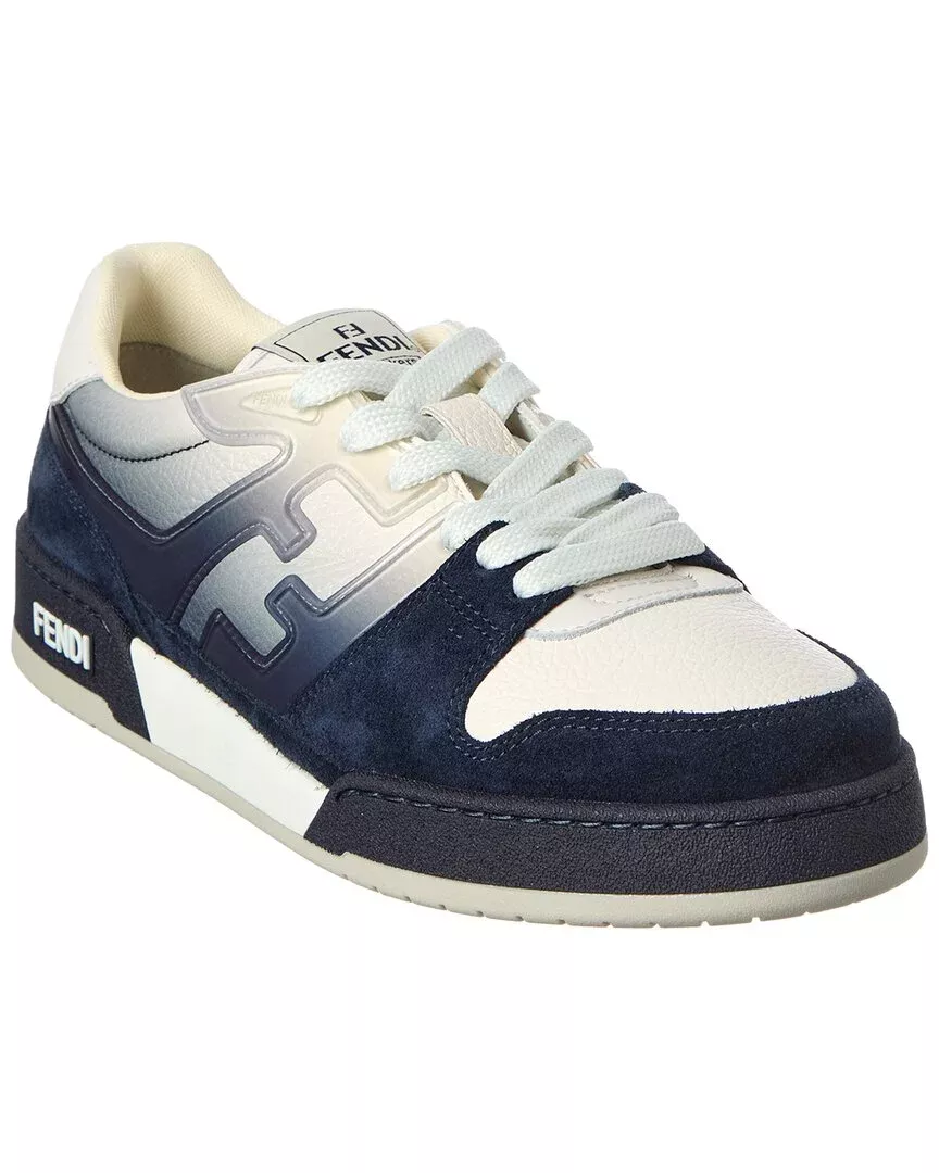 Fendi Match Suede & Leather Sneaker