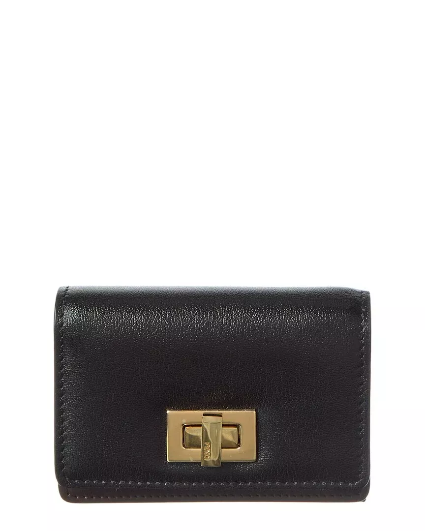 Fendi Way Small Leather Card Holder