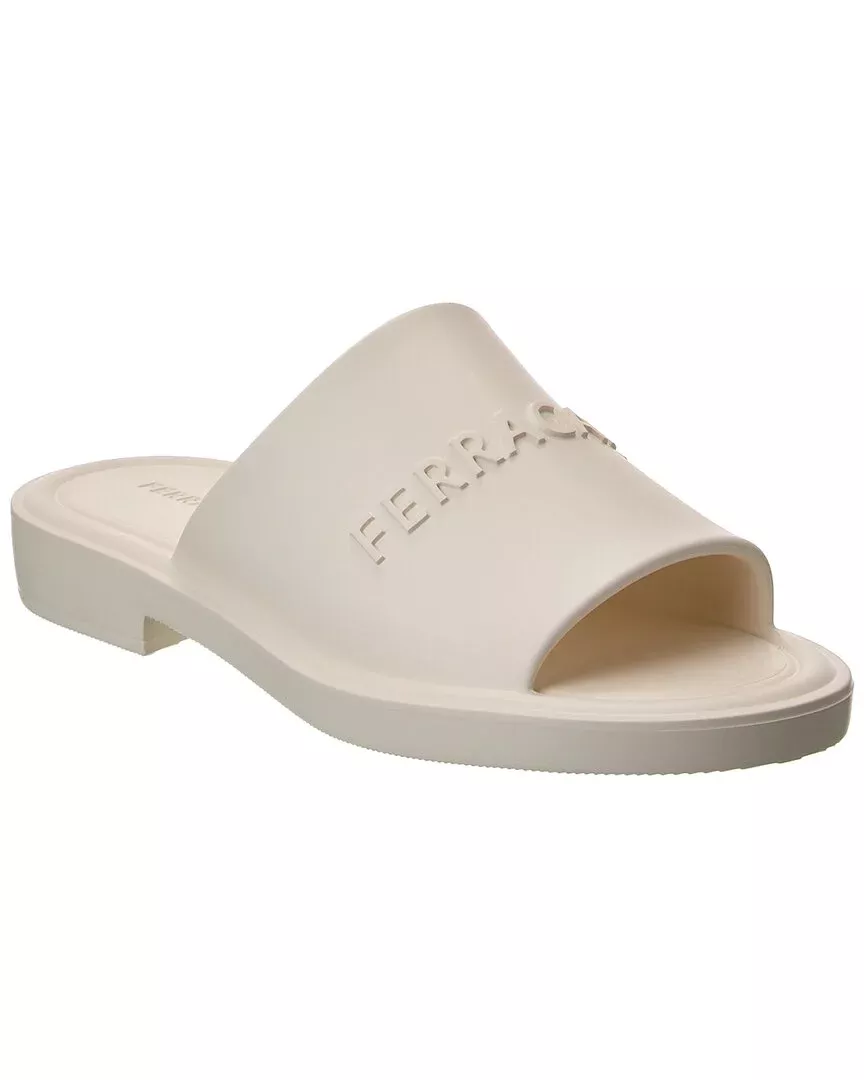 Ferragamo Giuneva 3D Logo Rubber Sandal
