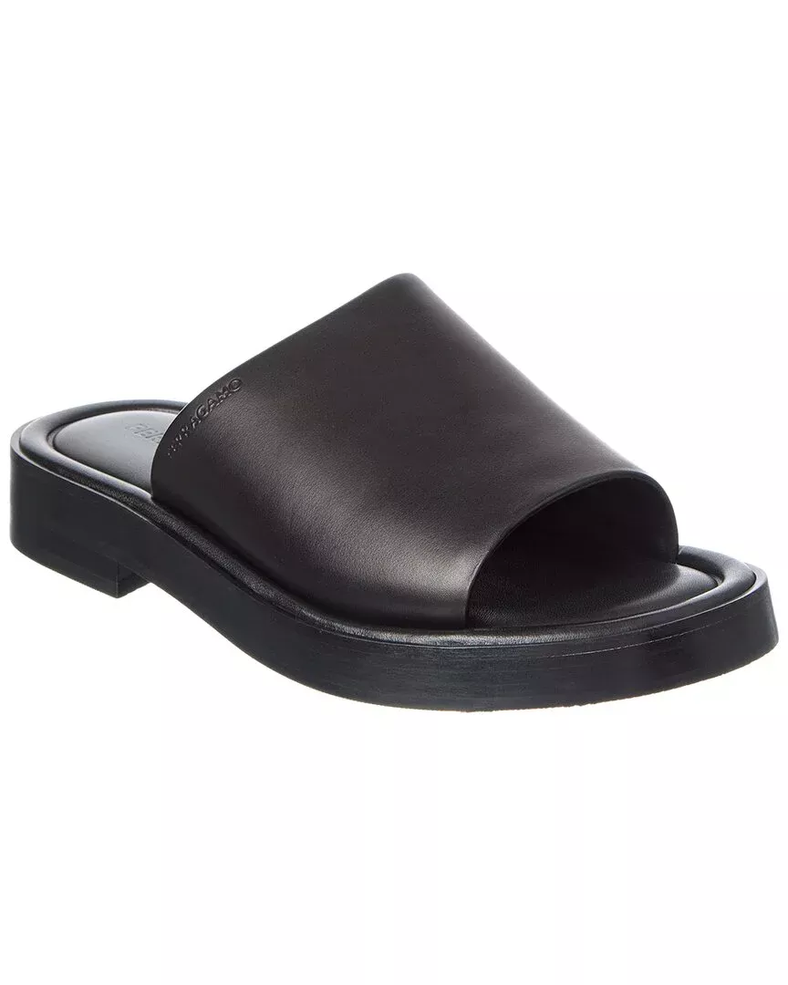 Ferragamo Leather Slide