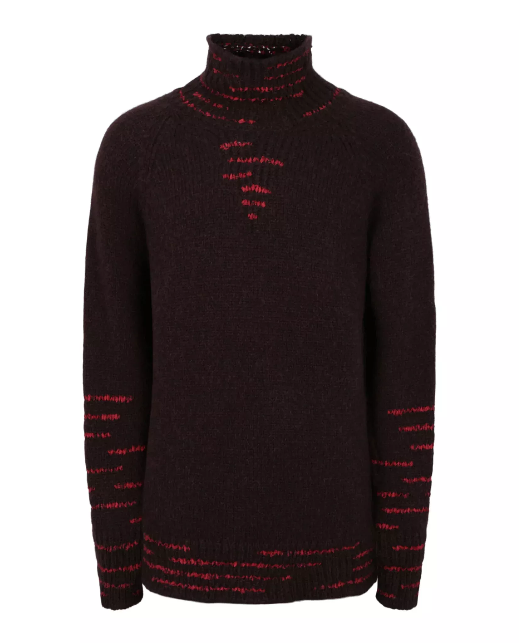 Ferragamo Mens Ribbon Stitched Sweater