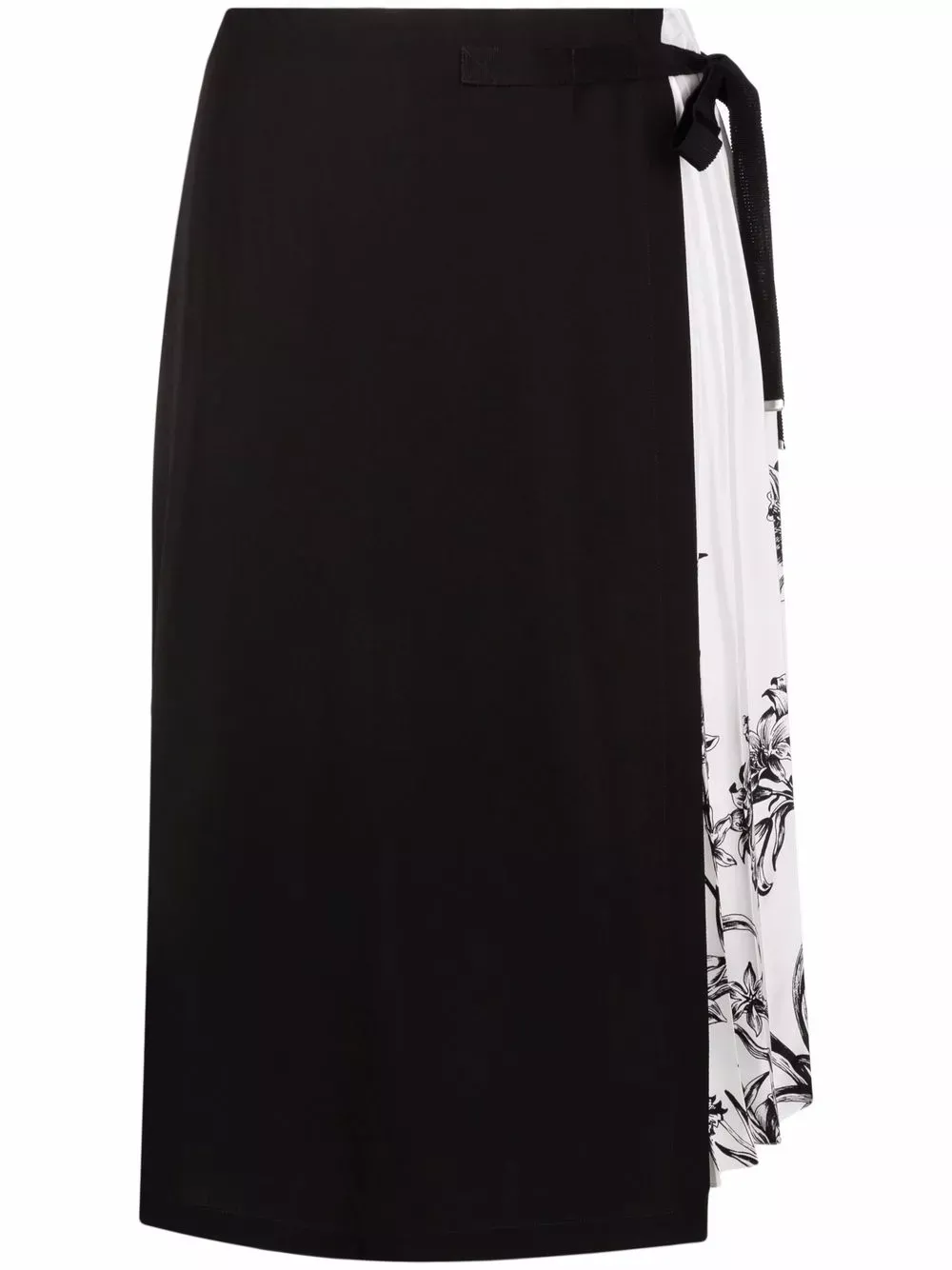 Ferragamo Pleated Silk Skirt