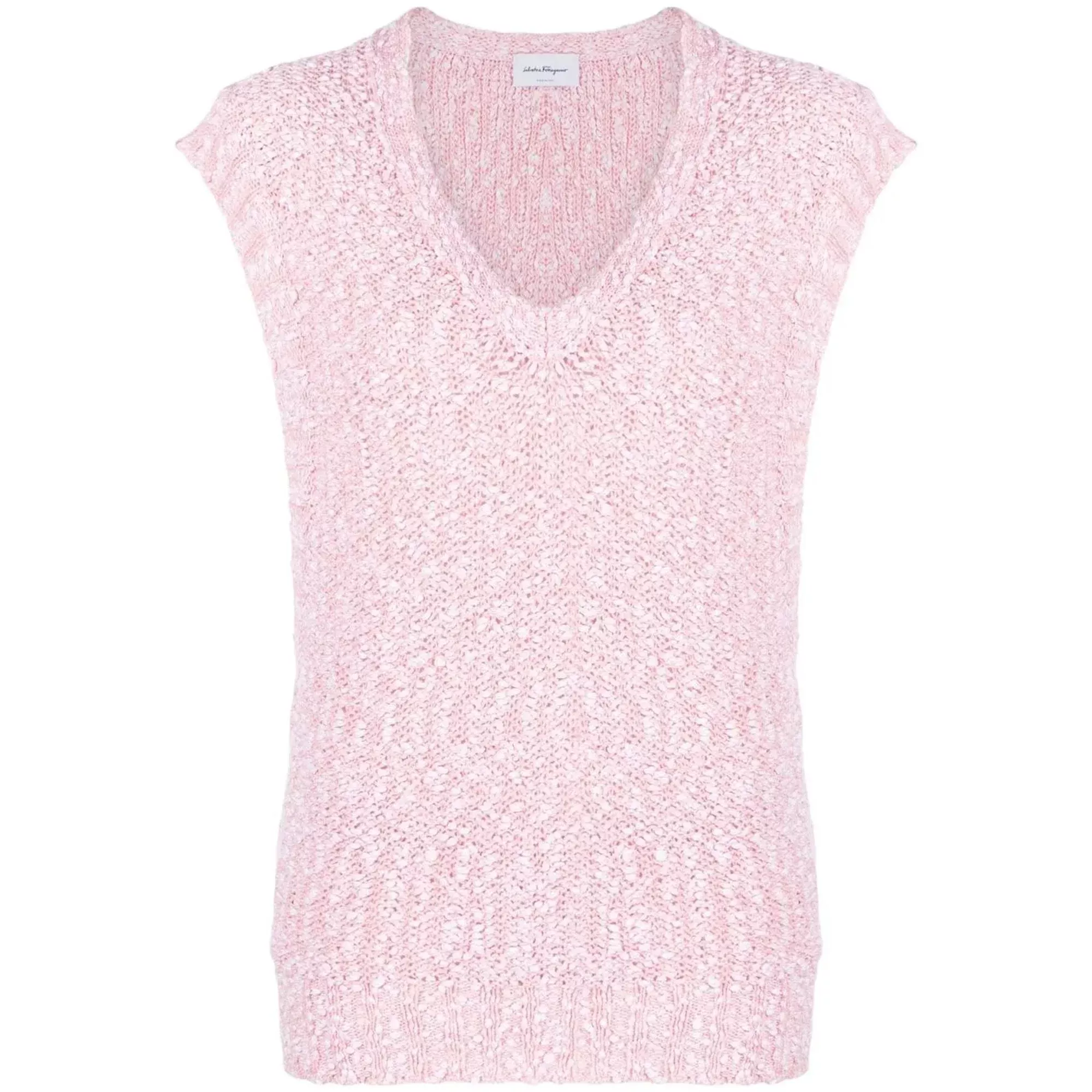 Ferragamo Without Sleeves V-Neck