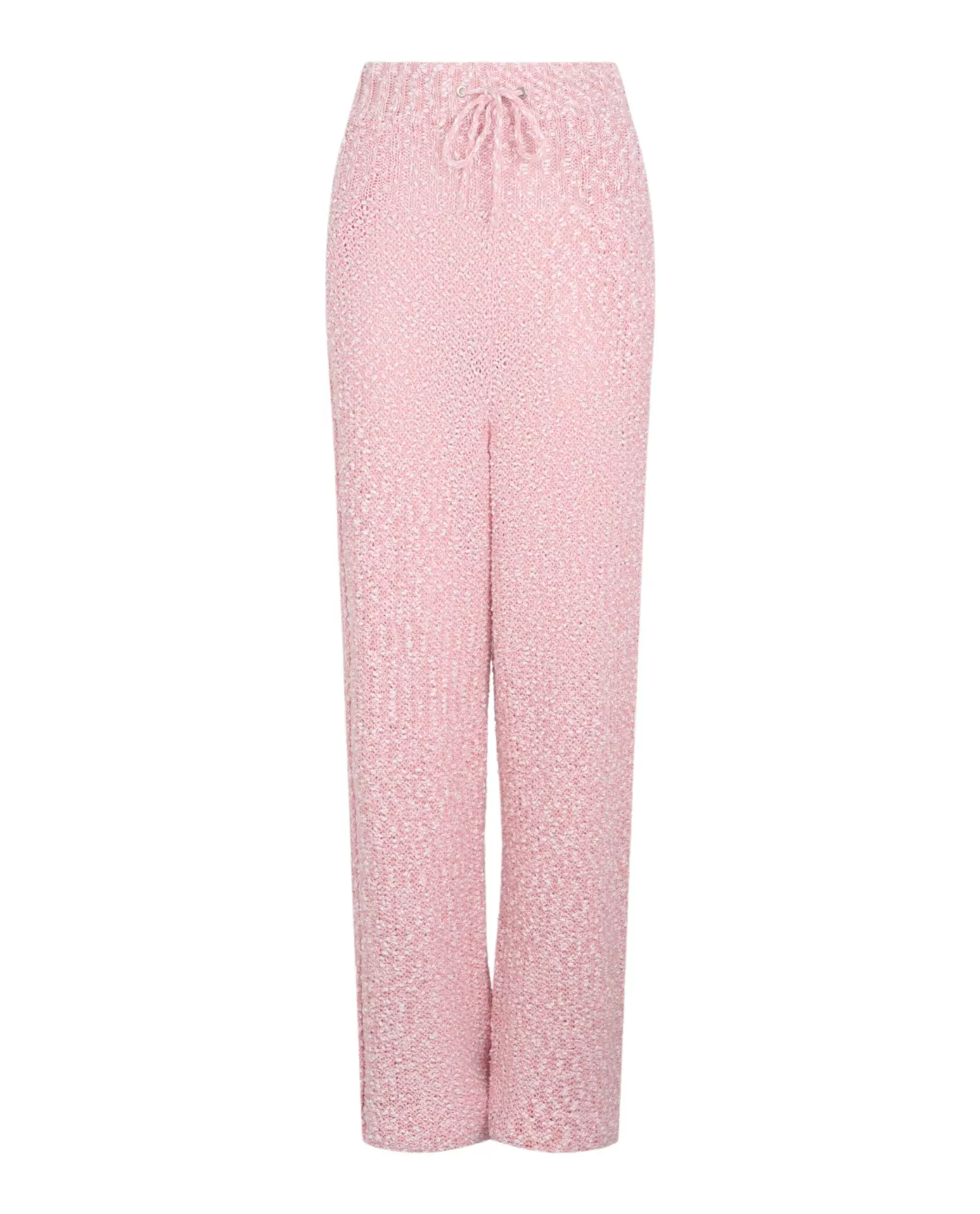 Ferragamo Womens Cotton Bouclé Knitted Pants