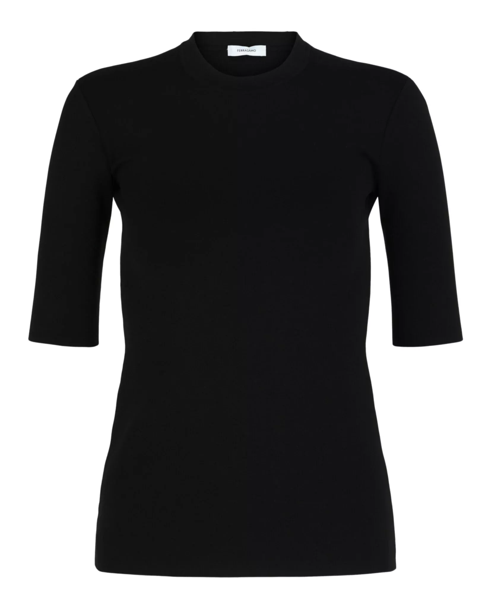 Ferragamo Womens Fitted Short-Sleeve T-Shirt