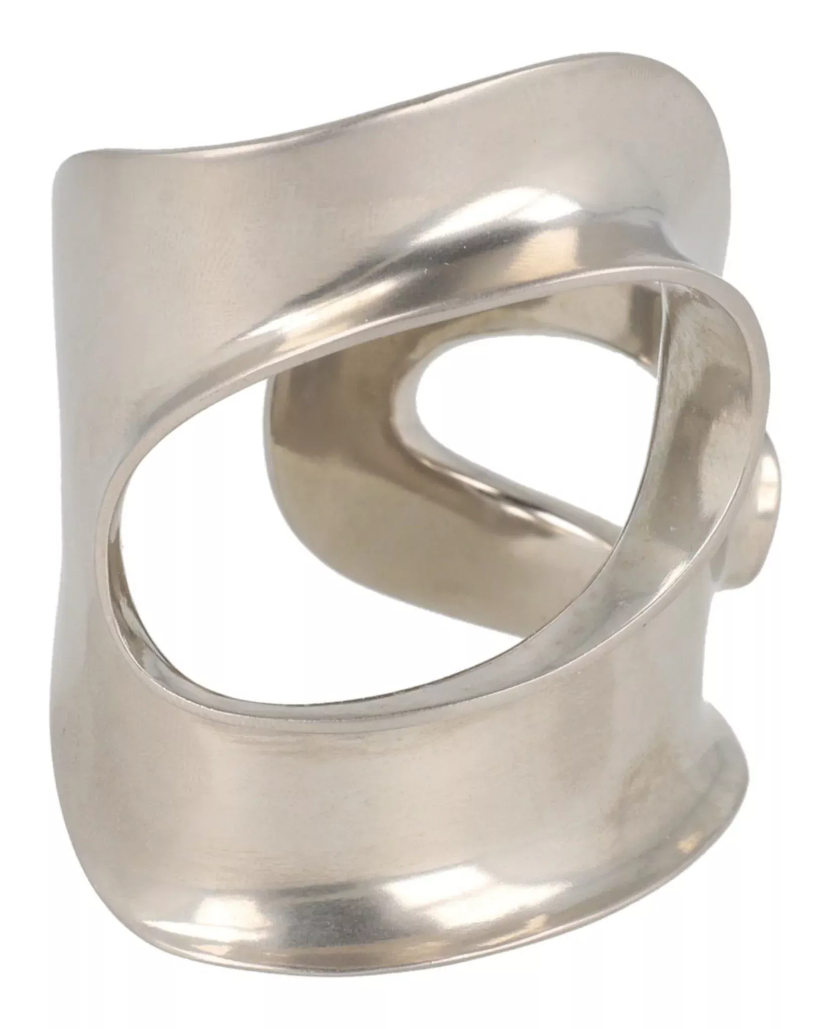 Ferragamo Womens Small Sculptural Cutout Cuff