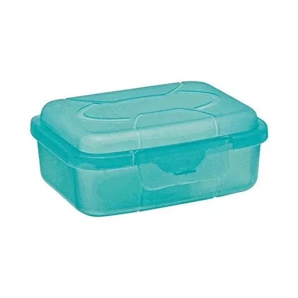 Flink & Sauber Mini Rectangular Food Storage Container - Portable Snack Box for On-the-Go, Lunch Box, Snack Storage