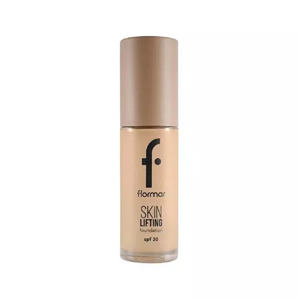 Flormar Skin Lifting Foundation - Natural Anti-Aging Makeup with SPF 30 Protection